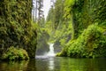 Punchbowl Falls on Eagle Creek, near Portland, Oregon Royalty Free Stock Photo