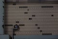 The punched card of an old device