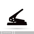 Puncher icon. Vector icons in a style of flat design. Royalty Free Stock Photo