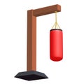 Punching bag for training boxing power punch