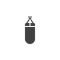 Punching Bag vector icon