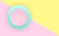 Punchy Pastels Vector Abstract Background