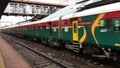 Pune bound Deccan Queen gets a facelift with a modern LHB rake passing Kalyan