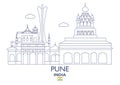 Pune City Skyline, India