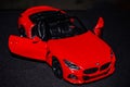 Pune Maharashtra, India: 13-April Convertible Red BMW Car Royalty Free Stock Photo