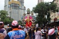 People of Pune celebrating Hindu festival of Ganesha.