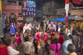 PUNE, MAHARASHTRA, INDIA, October 2016, Group of youngsters enjoy Dandiya dance at Navratri festival