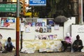 PUNE, MAHARASHTRA, January 2019, People at newspaper stall on street