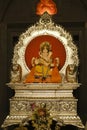 Pune, Maharashtra, 19 September 2023, People and devotee at famous Kasba Ganpati during Ganpati Festival 2023