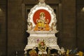 Pune, Maharashtra, 19 September 2023, People and devotee at famous Kasba Ganpati during Ganpati Festival 2023