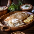 Pungent Norwegian Rakfisk with Boiled Potatoes and Flatbread