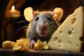 Pungent Rat cheese. Generate Ai