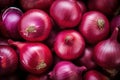 Pungent Red onions. Generate Ai