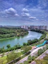 Punggol Serangoon Reservoir Royalty Free Stock Photo