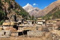 Pungmo village - Lower Dolpo - western Nepal Royalty Free Stock Photo