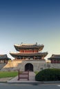 Pungnammun Gate, south gate of city wall of Jeonju remaining from Joseon Dynasty since 1768 in South Korea