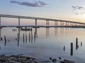 Pungo Ferry Bridge Royalty Free Stock Photo