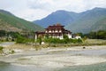 Pungtang Dechen Photrang Dzong or palace of great bliss. Administrative centre. Punakha Dzong