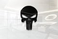 The punisher on iphone realistic texture