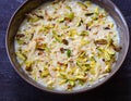 Punjabi desserts -Phirni or kheer Royalty Free Stock Photo