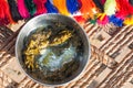 A punjabi dish called SAAG with fresh butter Royalty Free Stock Photo