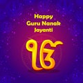 Punjabi festival Guru Nanak Jayanti celebrating birthday of tenth guru and founder of Sikhism, Baba Nanak
