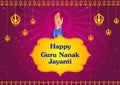 Punjabi festival Guru Nanak Jayanti celebrating birthday of tenth guru and founder of Sikhism, Baba Nanak