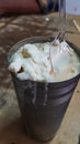 A Punjabi lassi served in steel glass