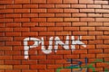 Punk grafitti Royalty Free Stock Photo