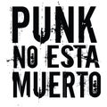 Punk not dead t-shirt typography stamp