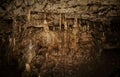 Punkevni-jeskyne caves interior Royalty Free Stock Photo