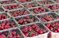 Punnet of cherries