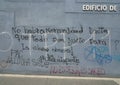 Local store vandalized by protesters in Punta Arenas, Chile