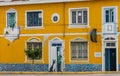 Wall mural on building in Punta Arenas in Chile