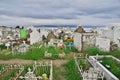 Punta Arenas, Patagonia, Chile - 21 Dec 2019. The old cemetery in Punta Arenas, Patagonia, Chile