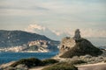 Punta Caldanu and citadel of Calvi in Corsica