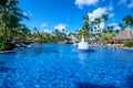 PUNTA CANA, DOMINICAN REPUBLIC - OCTOBER 29, 2015: Hotel Barcelo Bavaro Palace