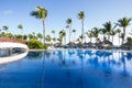 Grand Bahia Principe Hotel Pool on November 9, 2015 in Punta Cana, Dominican Republic. Royalty Free Stock Photo