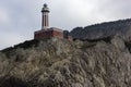 Punta Carena Lighthouse, Capri, Italy Royalty Free Stock Photo