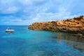 Punta de Sa Pedrera coast in Formentera, Balearic Islands, Spain