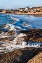 Punta del Diablo Beach, Uruguay Coast Royalty Free Stock Photo