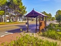 Empty Stop Bus, Punta del Este, Uruguay