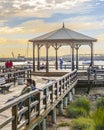 People at Punta del Este Waterfront Boardwalk