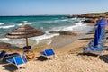 Punta della suina Beach of Gallipoli in Salento, Puglia, Italy Royalty Free Stock Photo