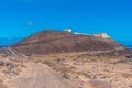 Punta Martino lighthouse at Isla de Lobos, Canary islands, Spain Royalty Free Stock Photo