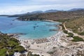 Punta Molentis Beach Aerial Royalty Free Stock Photo