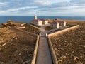 Punta Nati lighthouse in Menorca island