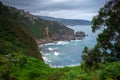 Punta socastro cliffs and Atlantic ocean, Galicia, Spain Royalty Free Stock Photo
