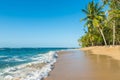 Punta Uva beach in Costa Rica, wild and beautiful caribbean coast Royalty Free Stock Photo