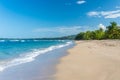 Punta Uva beach in Costa Rica, wild and beautiful caribbean coast Royalty Free Stock Photo